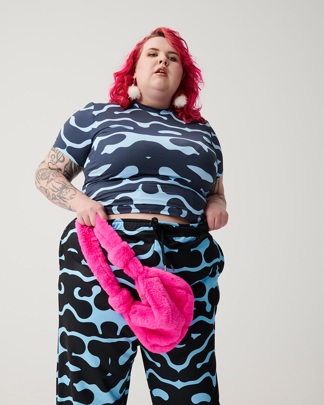 Cuddlelicious/ Enigma / Cropped T-Shirt