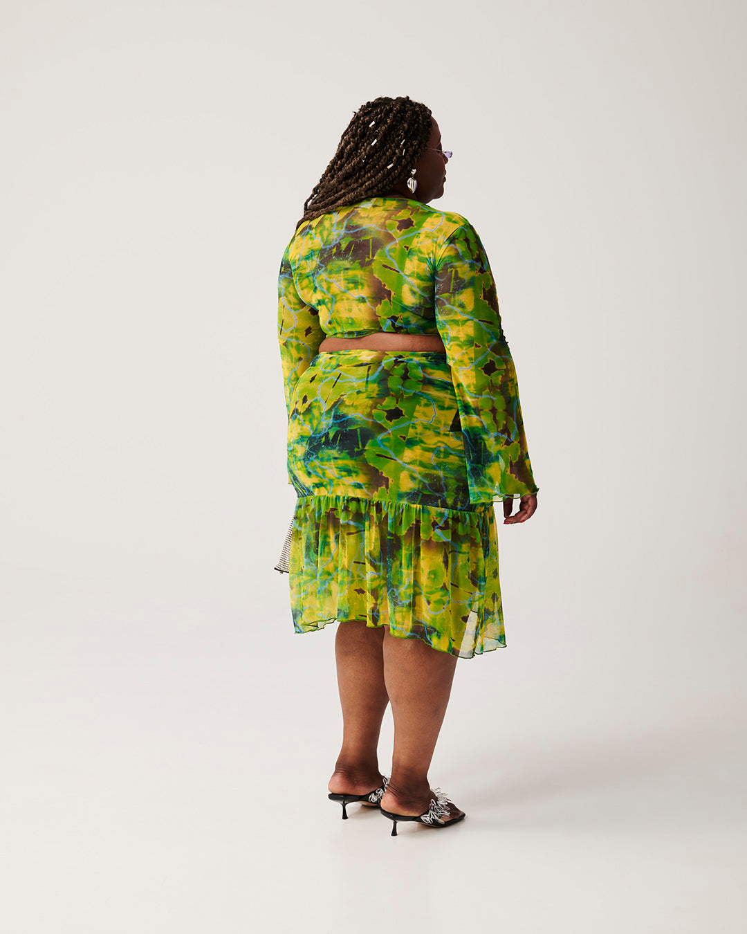 Poolside Perfection / Malachite / Mesh Cover Up