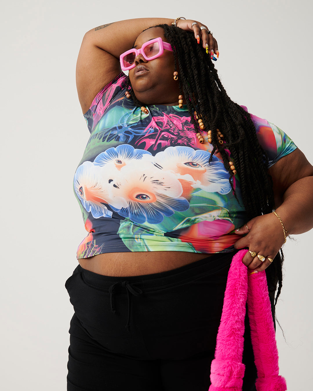 Cuddlelicious / Mindscape / Cropped T-Shirt