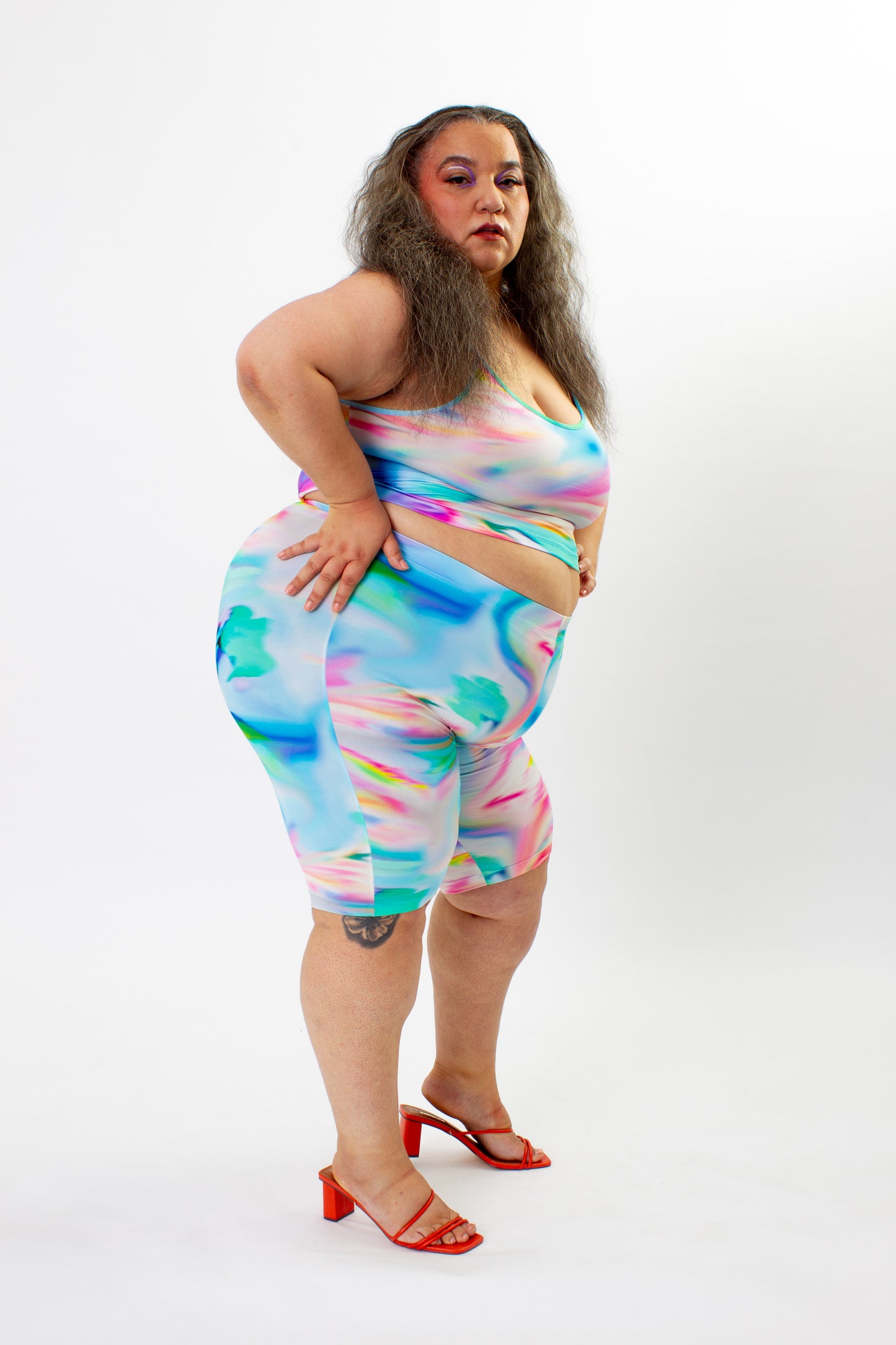 No Chafe Shorts / Pastel Paradise