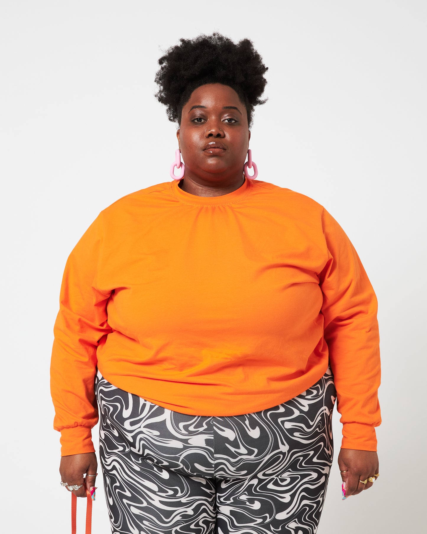 Joyfriend Sweater / Solid Orange