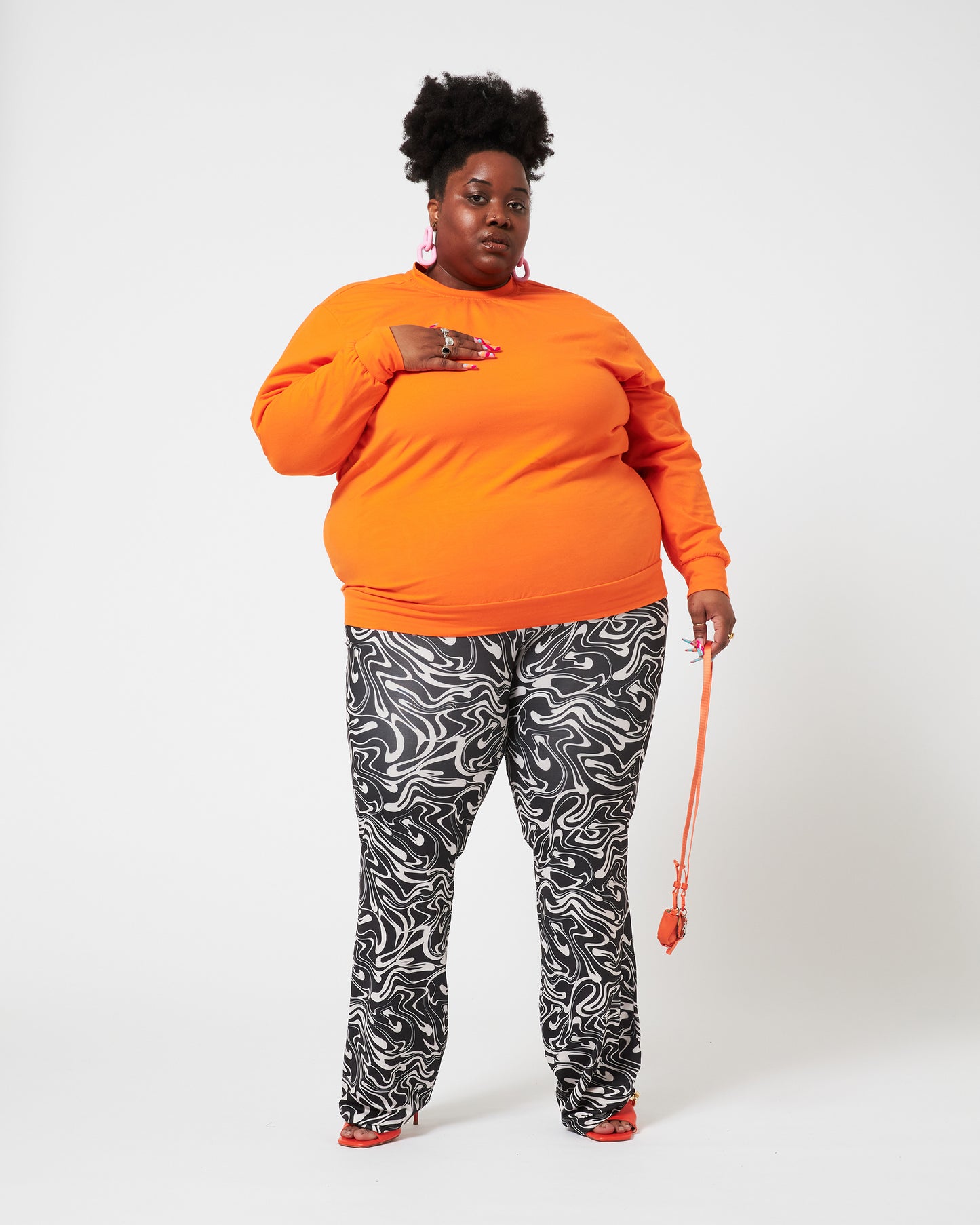 Joyfriend Sweater / Solid Orange