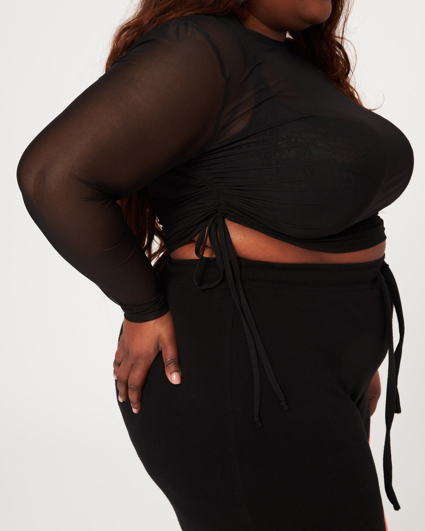 Uncensored / Mesh Zwart/ Top