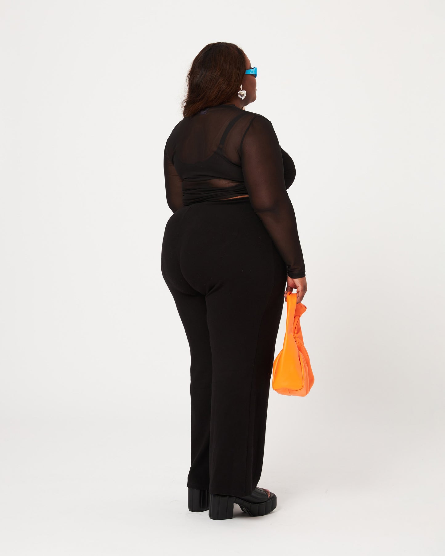 Uncensored / Mesh Zwart/ Top