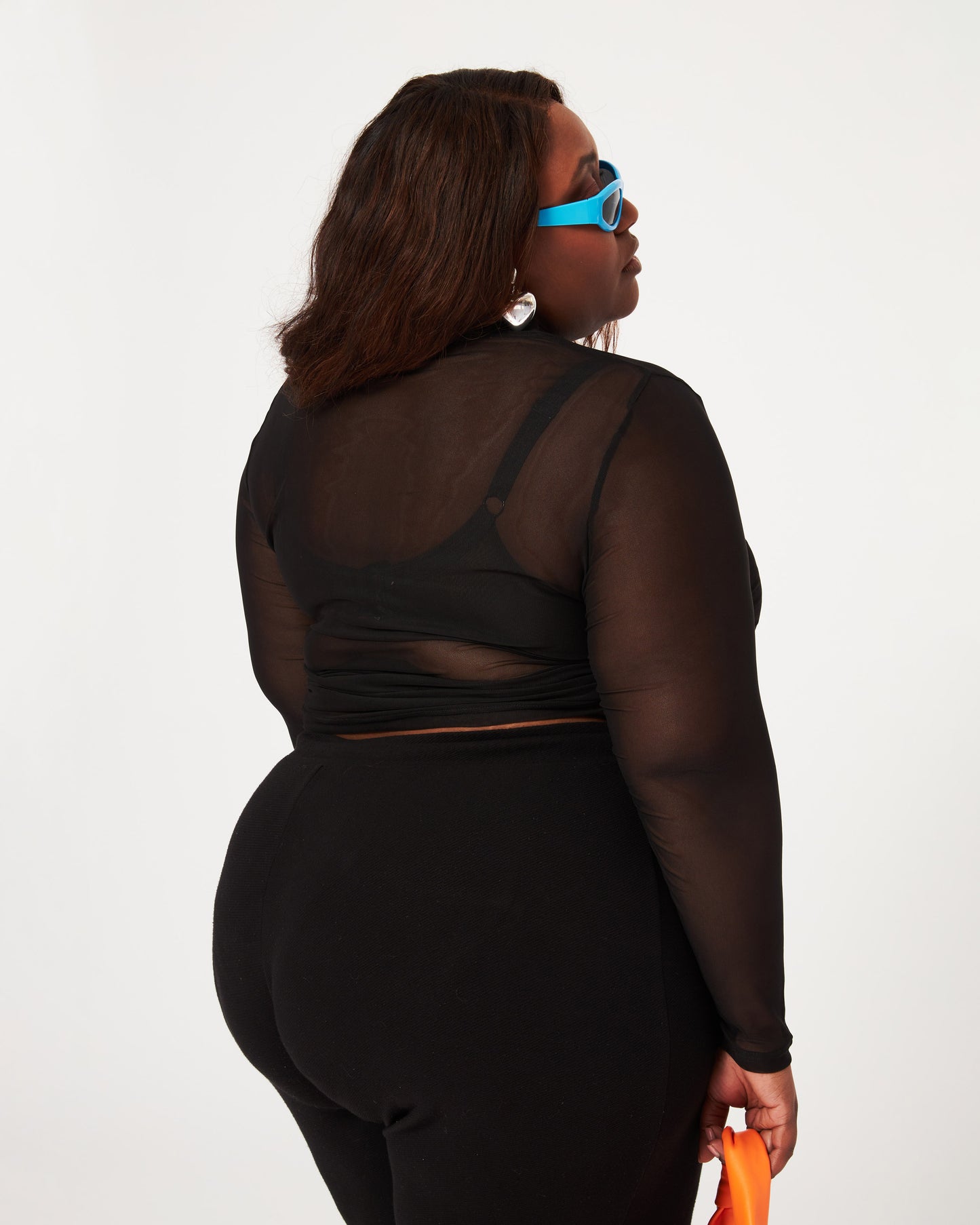 Uncensored / Mesh Zwart/ Top