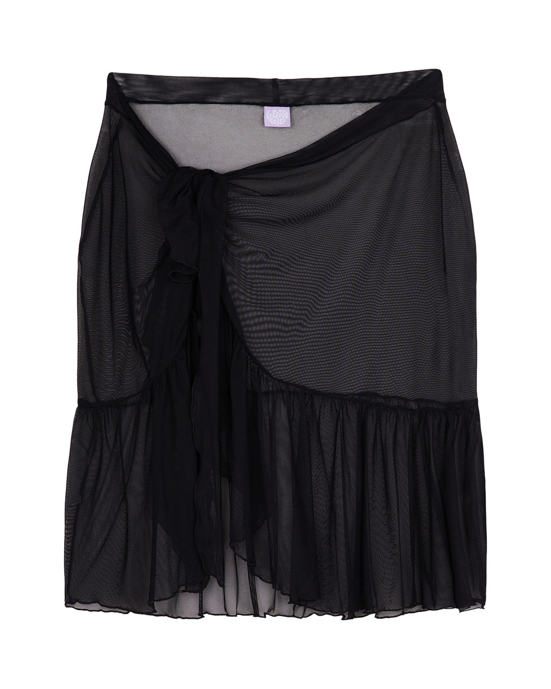 Poolside Perfection / Solid Black /  Mesh Cover Up