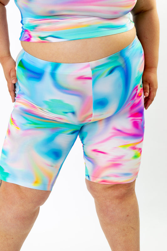 No Chafe Shorts / Pastel Paradise